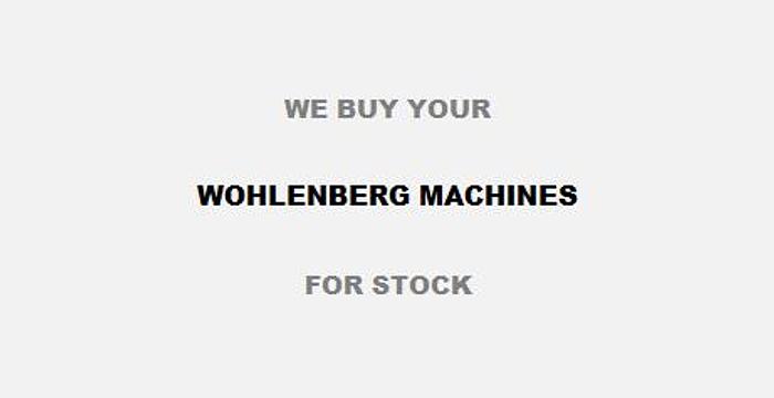 Used 2000 Used Wohlenberg machines
