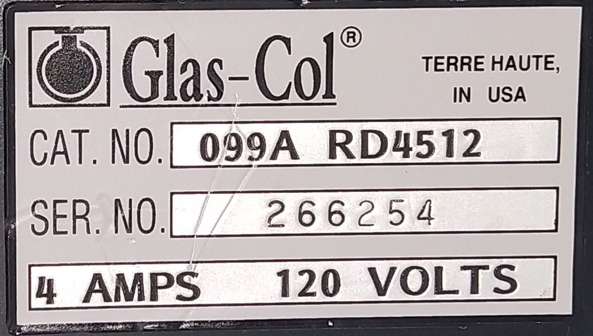 Used Glas-Col 099A RD4512 Tube Rotator