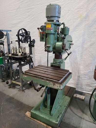 Used Johansson Radial Arm Drill Press DEEP REACH DRILLING