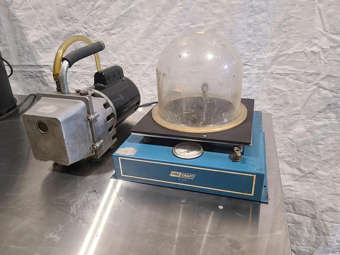 Used ProCraft Vacuum Bell Jar