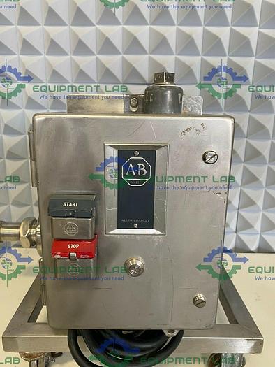Used Alfa Laval G&H AMMR Centrifugal Pump on Rolling Cart w/ 1HP Motor and Controller