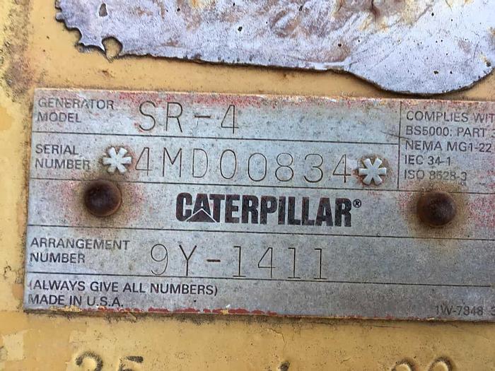 Used Caterpillar 1025kW 3512 Prime Power Oversized Double Bearing Generator End