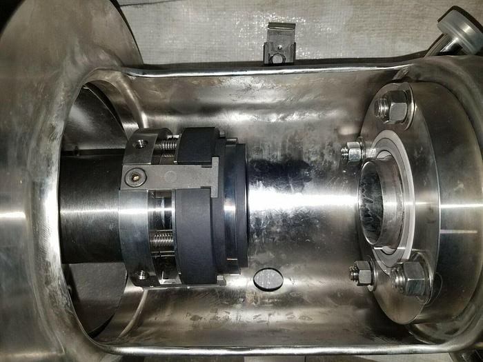 Used Feldmeier Pump with Boston Gear Drive Motor Stainless Steel Pharmaceutical