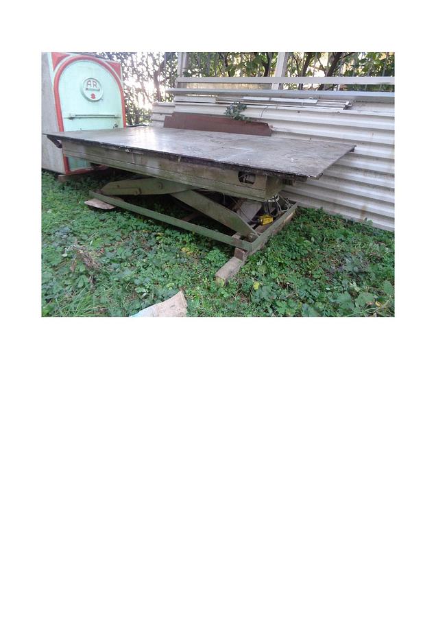 Usato TAVOLA MOBILE DA 2500X1250XH MAX 1200?