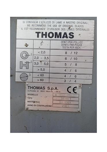 Usato SEGHETTO THOMAS SUPER TRAD 350 SO