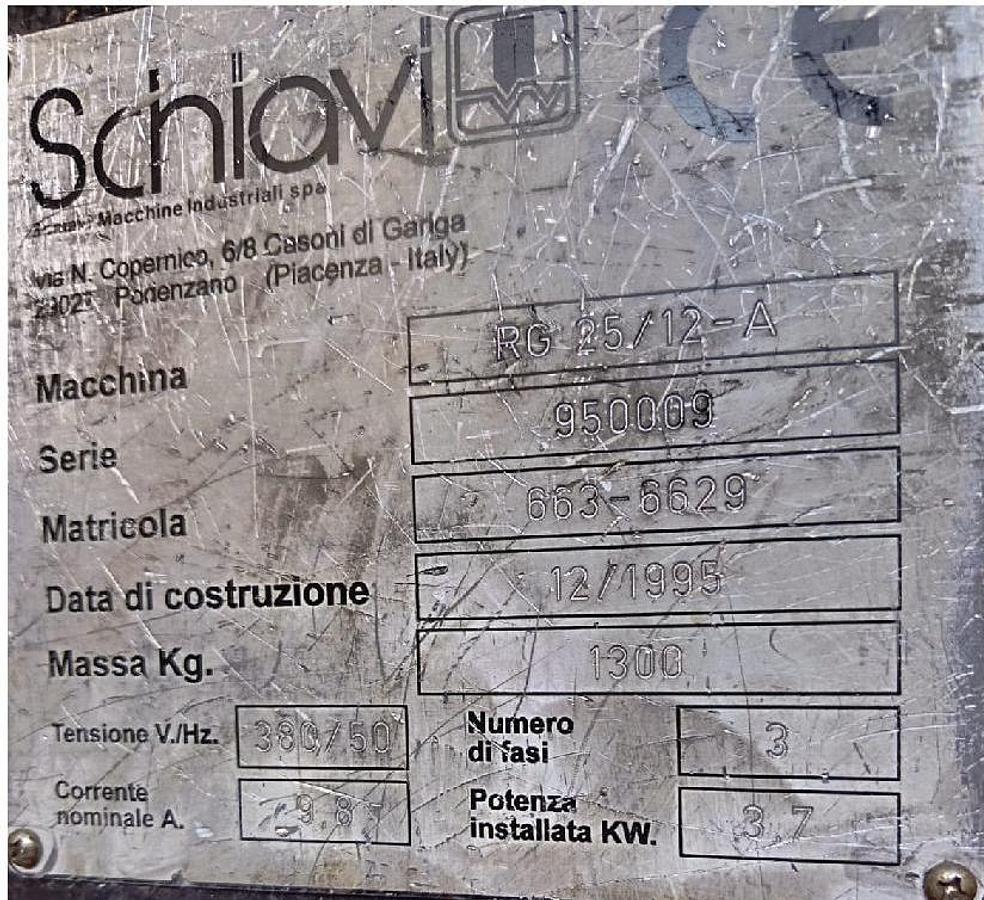 Usato PRESSA PIEGATRICE RG 25/12A DA 1250X25 TON IDRAULICA