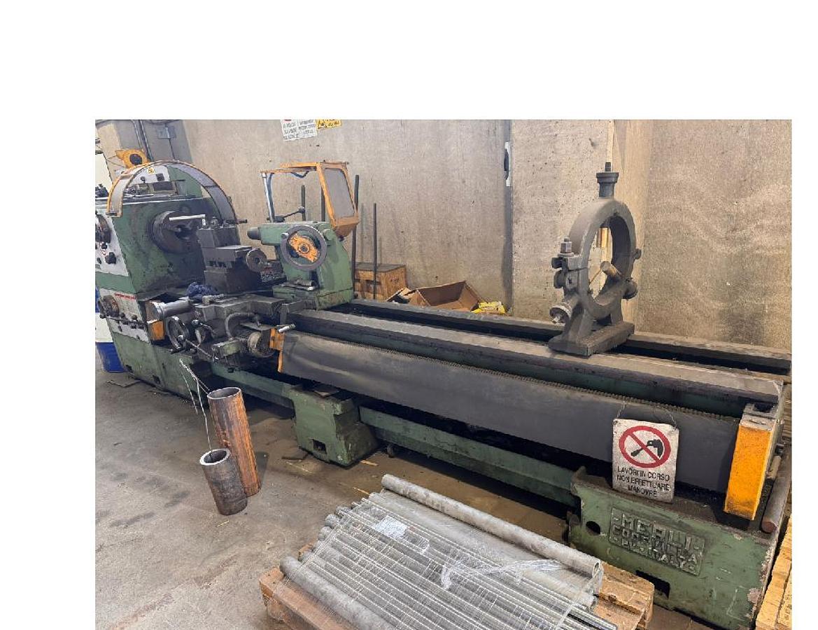 Usato TORNIO MERLI DA 3500X400, PASSAGGIO BARRA DIAM.105