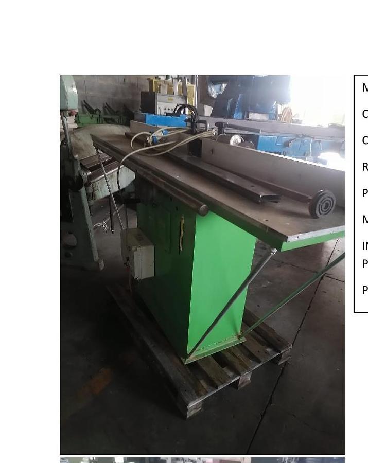 Usato MACCHINA PER LEGNO TOUPIE