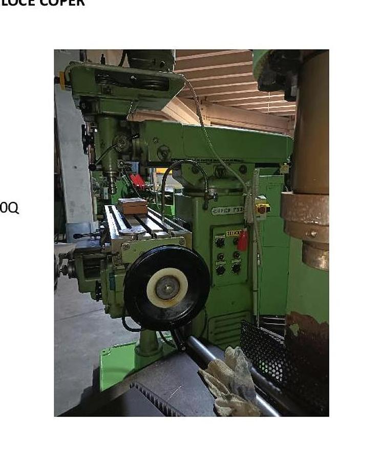 Usato FRESATRICE TESTA VELOCE COPER