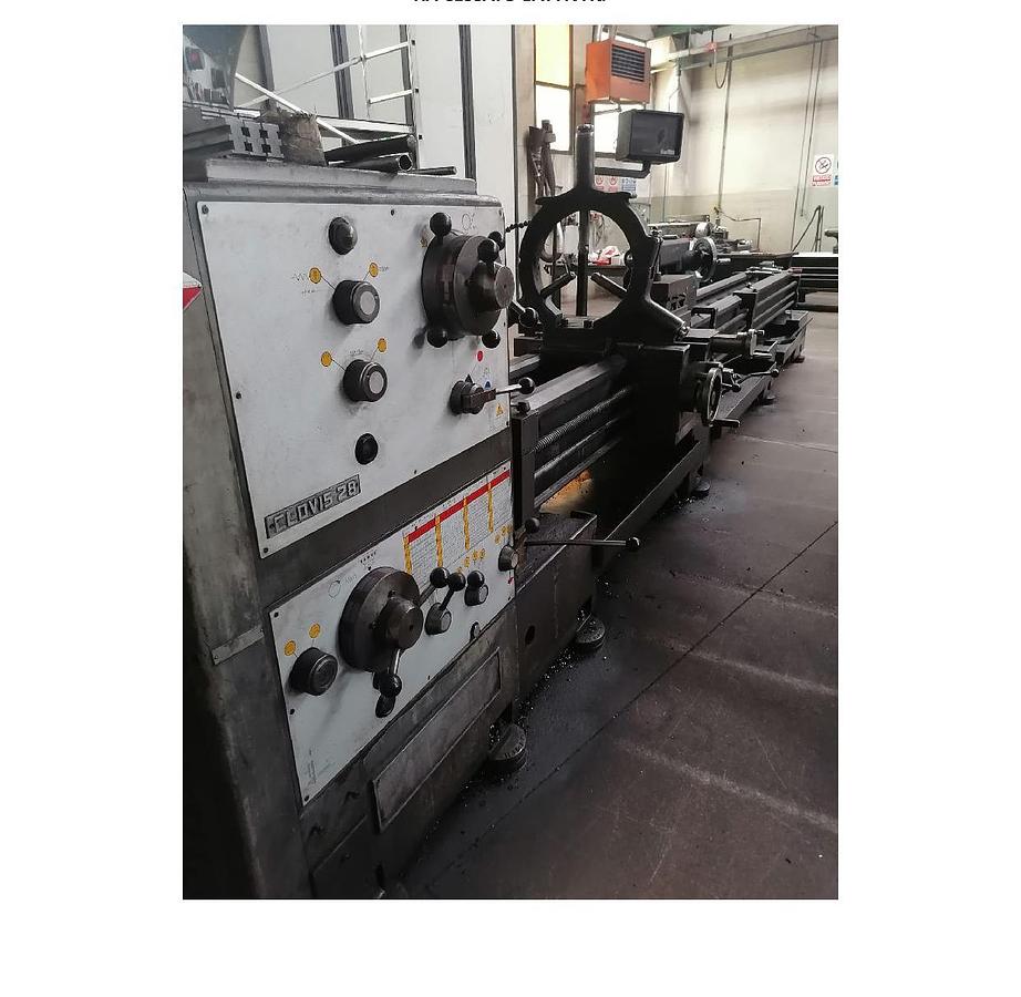 Usato TORNIO MERLI CLOVIS 28 DA 5000X450, PASSAGGIO BARRA 110