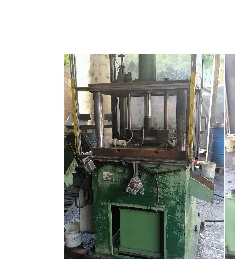 Usato PRESSA/SMATAROSSATRICE IDRAULICA DA 40 TON???  CIRCA