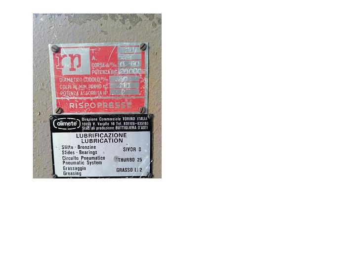 Usato N.1 PRESSA ECC.RISPO 25 TON