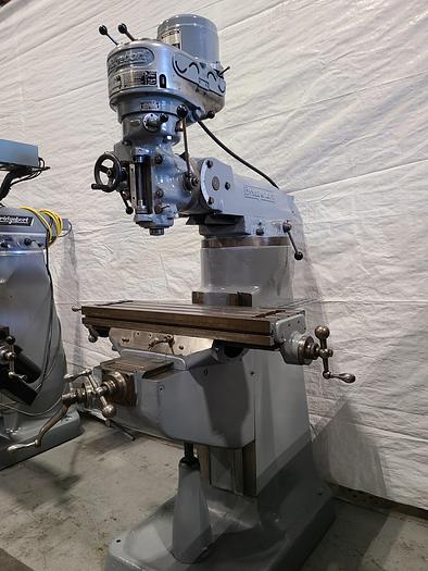 Used Bridgeport 1HP Milling Machine 32" Table Mill Miller