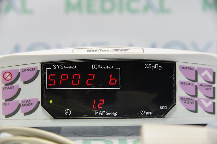 Used GE Medical Mini-Torr + Plus Patient Monitor Reference 6004001 - Minor Crack