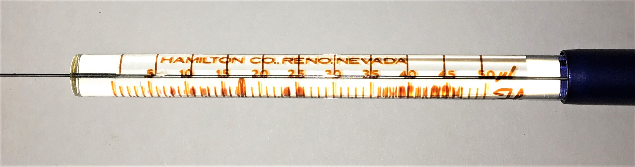 New Open Box Hamilton 87920 Microliter #95RN Reinforced Injection Syringe - 5μL