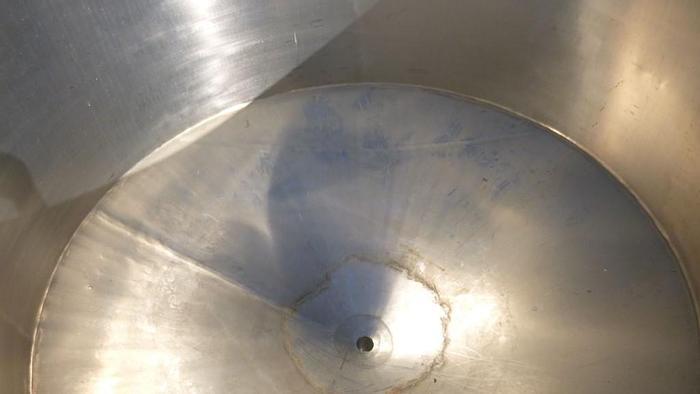 Used Tank, 425 Gallon, 316 Stainless Steel, 59" x 32", Jacketed, OT/CB #S743437