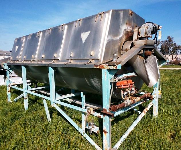 Used Blancher, Screw, 36" X 13', S/st, Hughes, Steam, #S738457