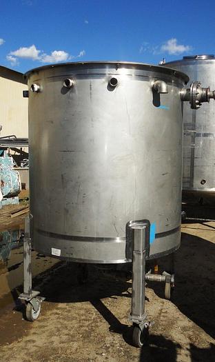Used Tank, 550 Gallon, 316 Stainless Steel,  54" x 57", Walker, FT/CB #S741683