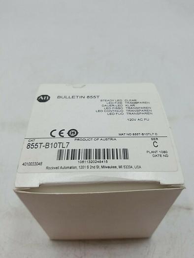 Used Allen-Bradley 855T-B10TL7 White Ser C