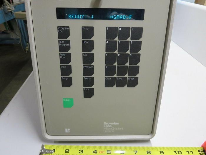Used Brownlee Labs, No Part Nbr, Micro Gradient System, With RS232C 25 Pin Connector