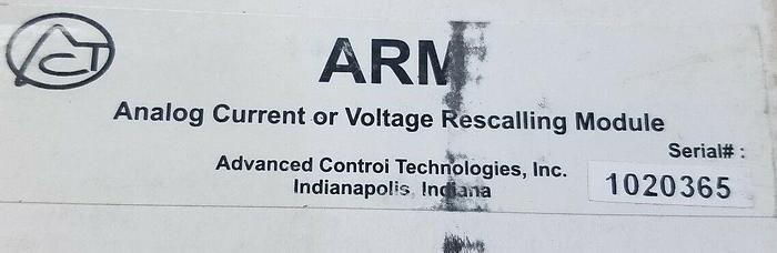 NEW, ADV. CONTROL TECH, ARM, ANALOG CURRENT OR VOLTAGE RESCALING MODULE