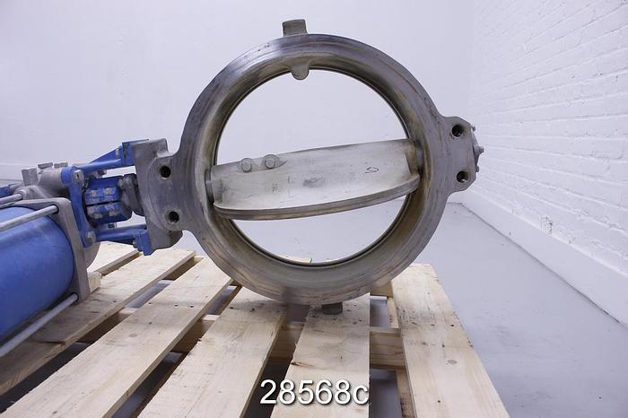 Used Neles Jamesbury 815W-11-3600-MT B 20" Air Operated Butterfly Valve #28568