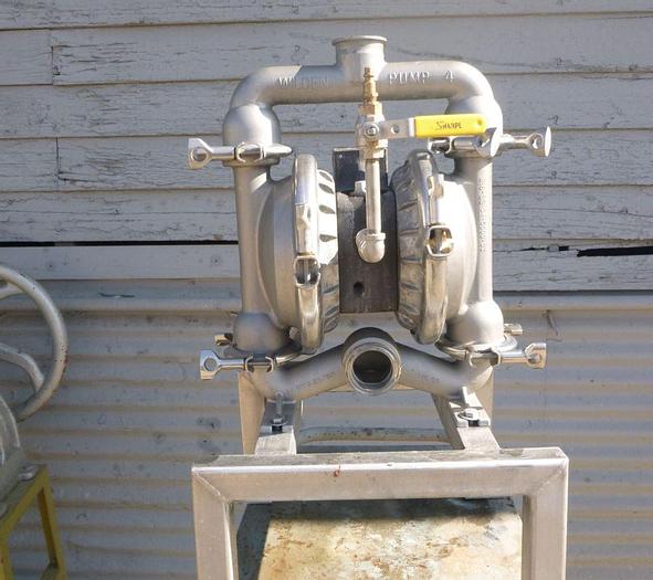 Used Pump, Diaphragm, 1.5", 316 S/st, Wilden, Mdl M4, 73 GPM, C #S744182