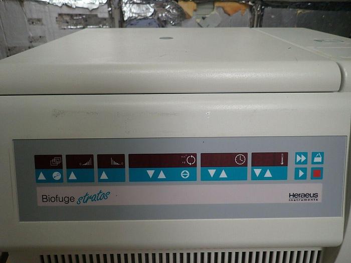 Used Heraeus Biofuge Stratos 75005286 Refrigerated Centrifuge
