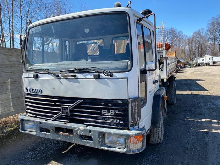 Gebruikt 1987 VOLVO FL6.11 kipper /crane