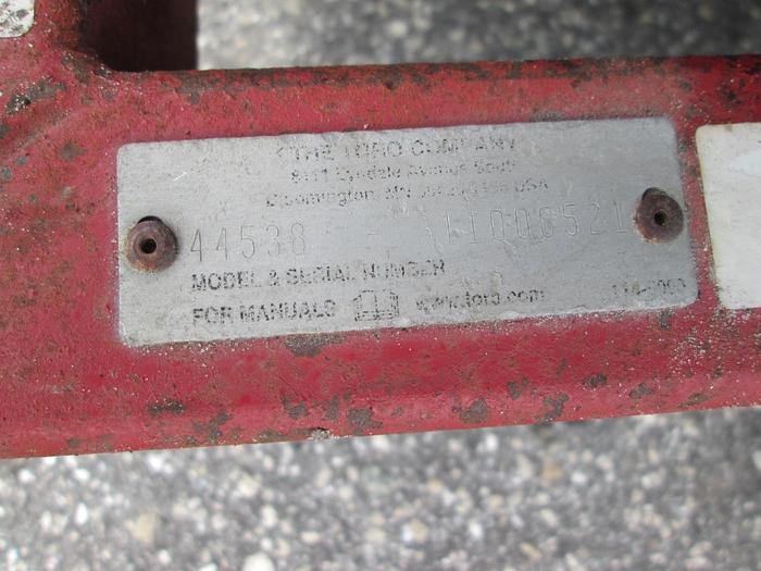 Used Toro Tow Behind Leaf and Debris Blower