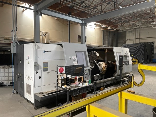 Used Okuma Model LB45II CNC Slant Bed Lathe, New in 2016 #6364
