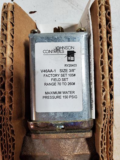 Brand New Johnson Controls V46AA-1C Water Regulating Valve