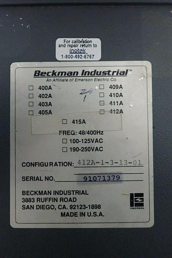 Used Beckman Industrial Doric 412A Temperature Meter