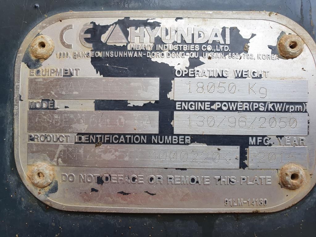 Used Hyundai Robex 160LC-9A Excavator