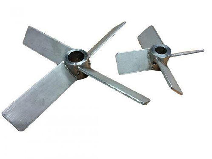 GIRANTE RIGIDA 4 PALE IN ACCIAIO INOX RINFORZATA