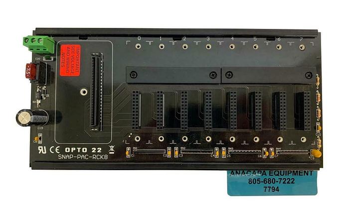 Opto 22 SNAP-PAC-RCK8, 8 Module Rack (7794)W