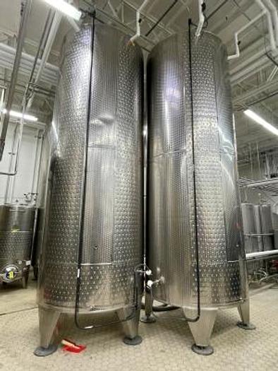 Used (2) available - Used Letina 14600L / 3850Gal Jacketed Tanks