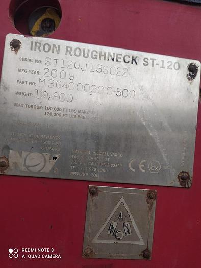 Used National OilWell ST120 Iron Roughneck