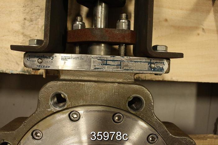 Used Neles Jamesbury 4 815L TT 3600MT 4" Hand Operated Butterfly Valve #35978