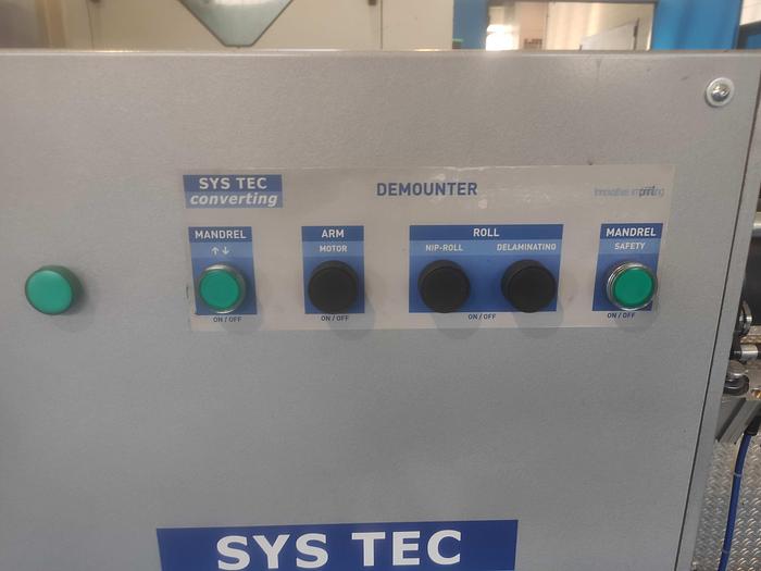 Used 2012 SYS TEC CONVERTING DEMOUNTER 120 - for removing the plates and the tape from  sleeves