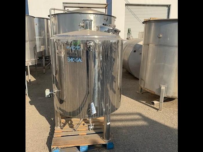 Used 340 Gallon Stout & Probrew Stainless Steel Kettle System