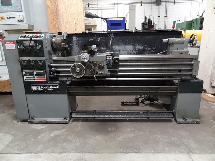 Used SOUTHBEND MODEL 16" X 60" MODEL 400 GEARED HEAD ENGING LATHE