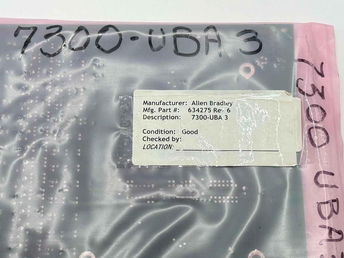 Used Allen Bradley 7300-UBA3 / 7300UBA3