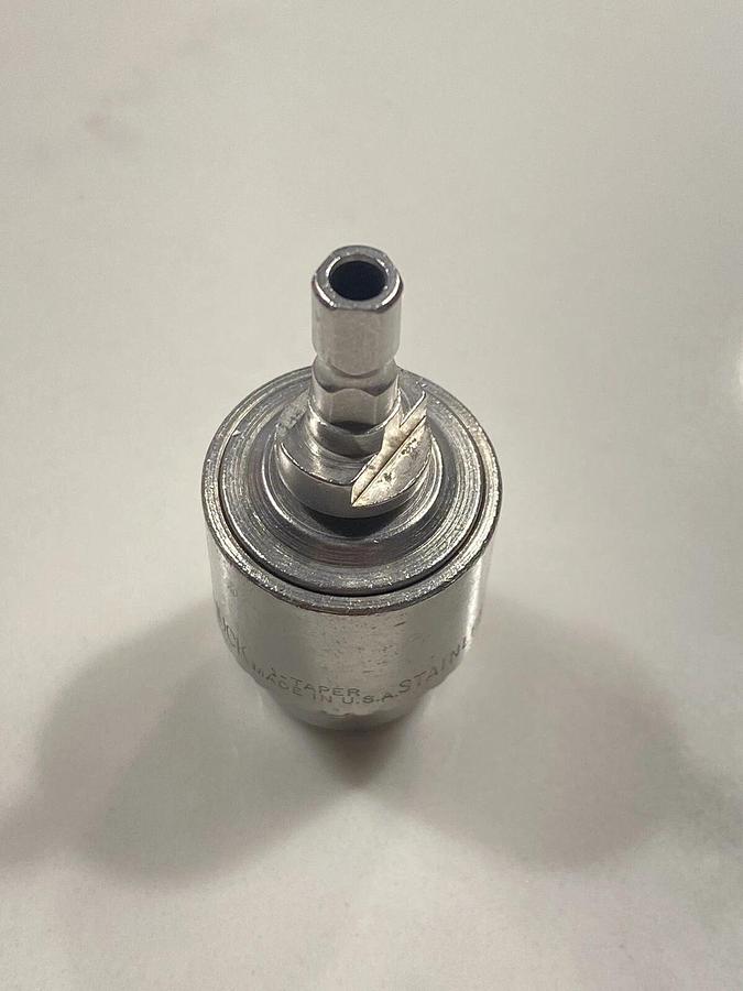 Used Zimmer Jacobs Chuck 1-Taper Stainless 1M, 0-1/4”