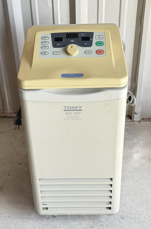 Used TOMY MX-301 High Speed Refrigerated Micro Centrifuge