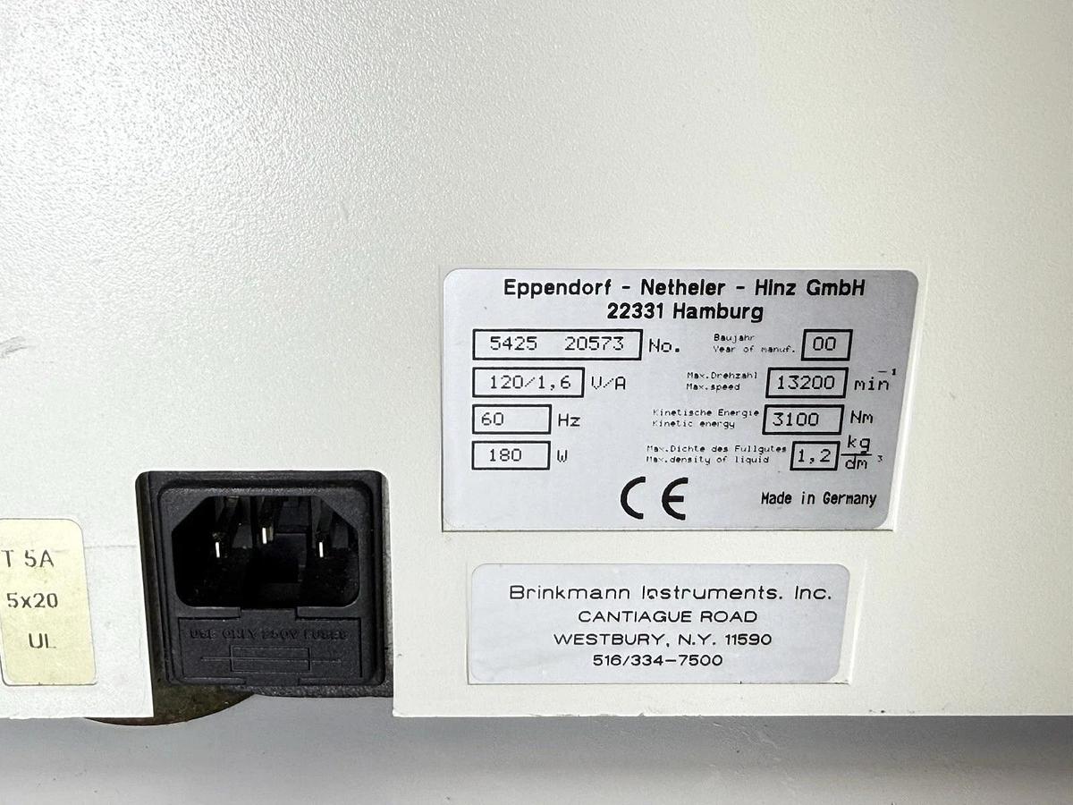 Used Eppendorf 5415D Benchtop Centrifuge w/ Rotor F45-24-11