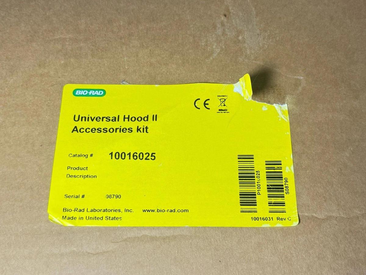 Used New BIO-RAD UNIVERSAL Hood II Accessories Kit 10016025