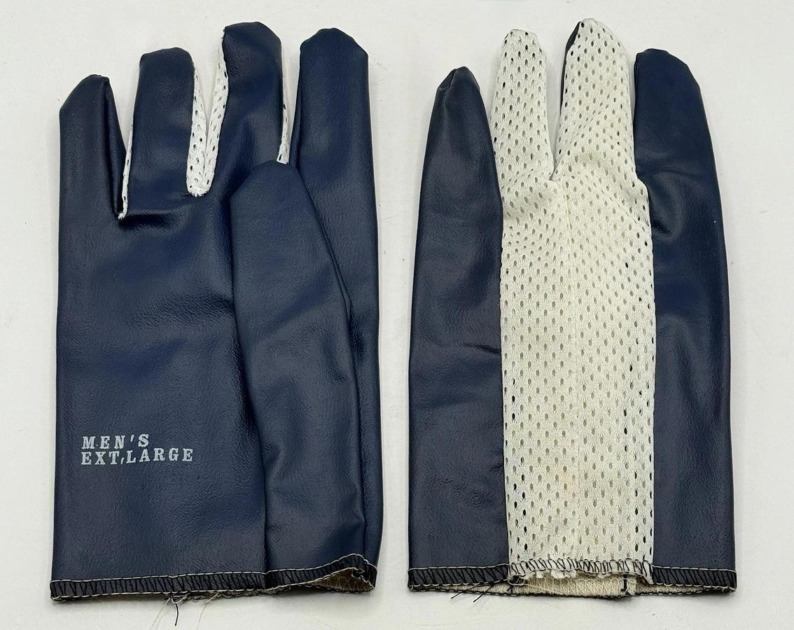 Used NEW 12 Pairs - Industrial Gloves 60-3107 Nitrile Rubber & Nylon Gloves, Size XL