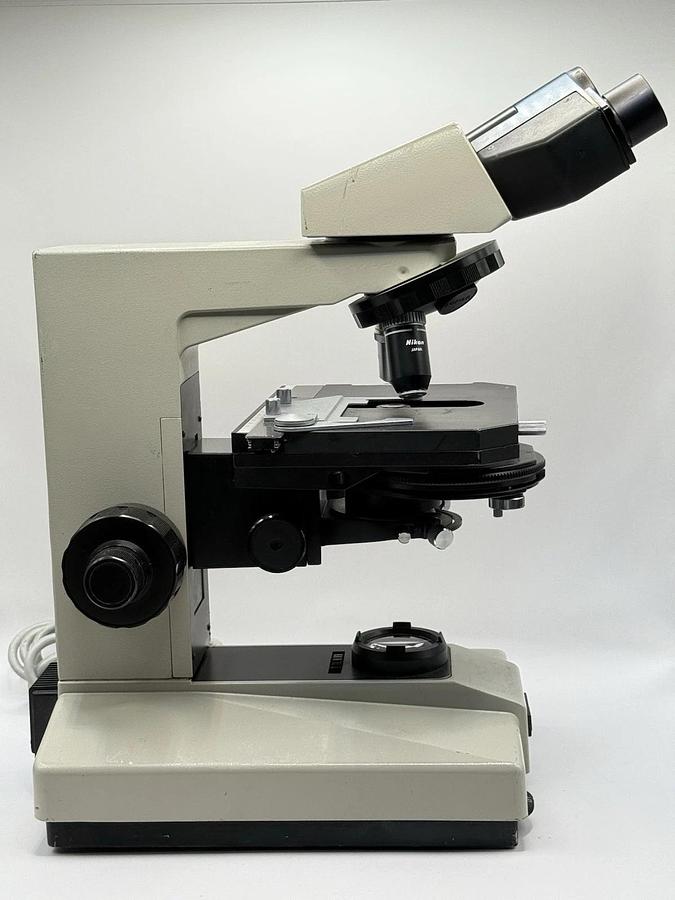 Used Nikon Labophot Laboratory Research Microscope w/ 2 Objectives