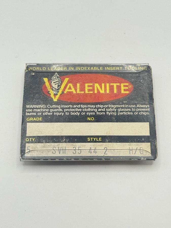 Used VALENITE Carbide Inserts SVW 35 44 2